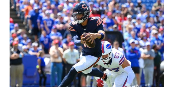 Chicago Bears rookie quarterback Caleb Williams enastående prestation Chicago Bears rookie quarterback Caleb Williams enastående prestation